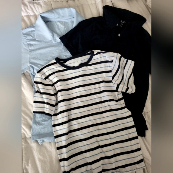 Lot Of 3 Childrens Place Polos And Tee Size Medium 7-8 - Picture 1 of 5